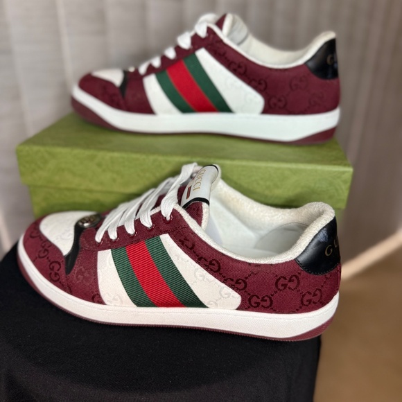 Red Gucci sneaker /Red Gucci screener sneaker - Picture 7 of 10